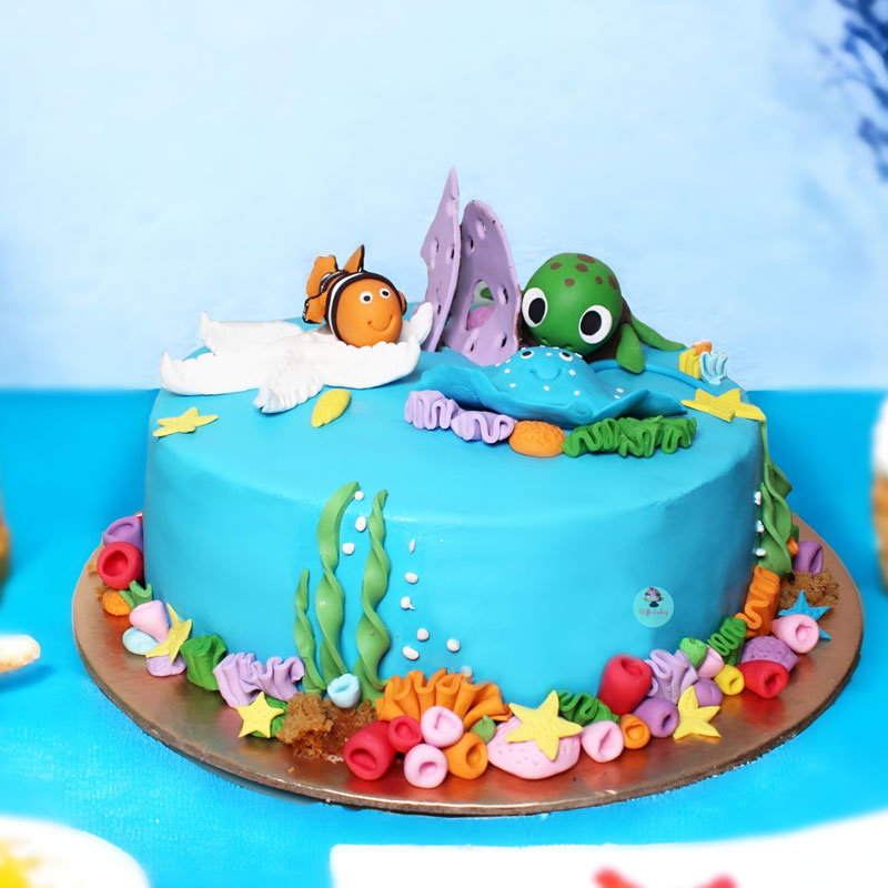 Underwater-Theme-Cake